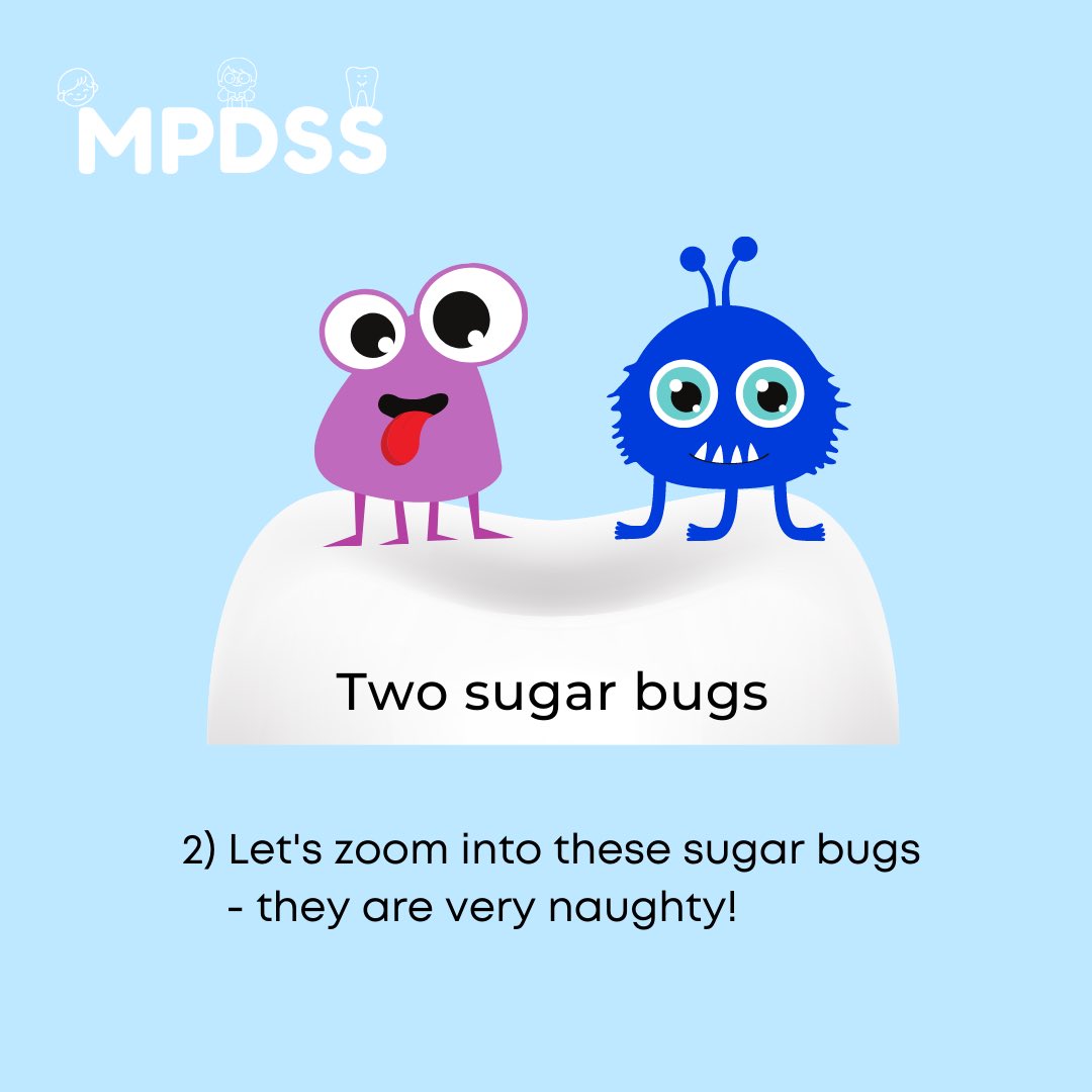 mpdssoc's tweet image. It can be a challenge to explain what and how plaque works. 🤔

So swipe to see how we can explain this concept to kids! 👧🏽

Use the rule of 2 to help out! Visit the dentist 2x per year and brush 2x daily for 2 minutes 🪥