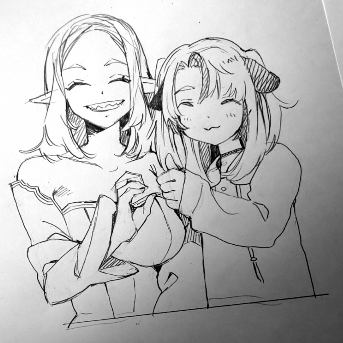 🦈🐾
 #さめのやつ #たれみみ狼 