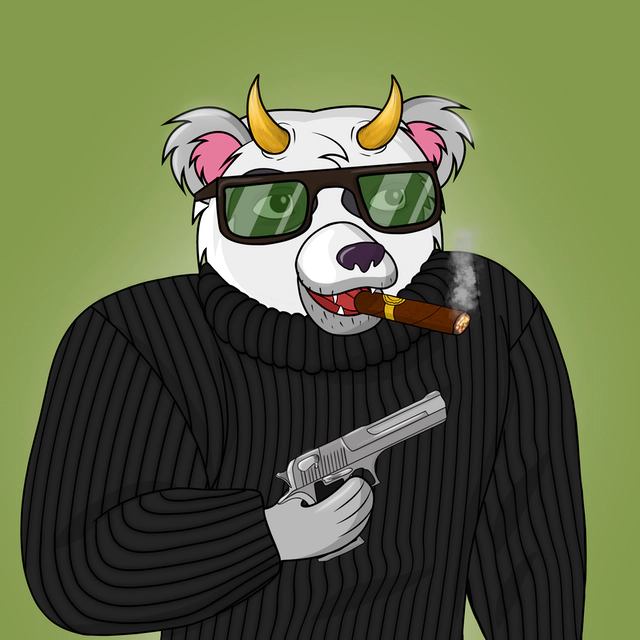 0xinvestor's tweet photo. Just checked my singular acc and found a clean looking Panda from @JaPandas_Squad. Many thanks for the gift and shout-out to @ApesAndArt for the collab, it's always a surprise hodling #ChaosDAO Apes + #BuffChimpz traps🦍👊🐼 https://t.co/n7FdmNeNvb