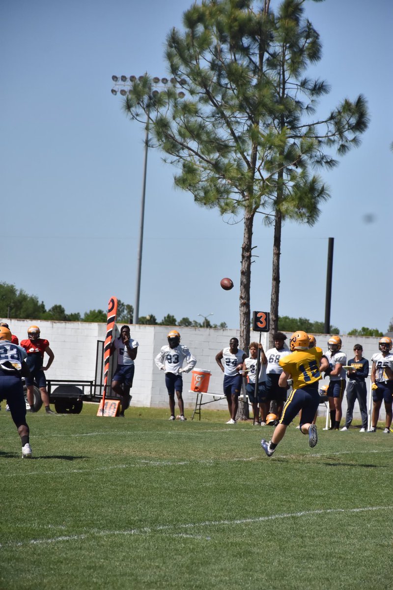 WarnerUFootball's tweet photo. Week 2 Of Spring Ball ✅  We Got Better Today 🏈 #Compete https://t.co/wgYwMk4e3m