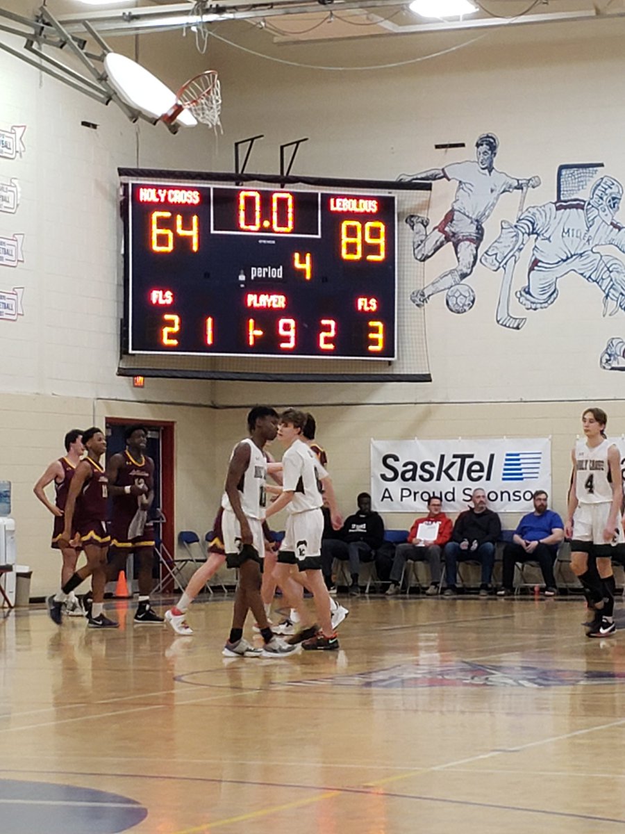 Congratulations to Regina's LeBoldus Suns! Winners of the 5A boys bronze medal game at Hoopla 2022! The final score was LeBoldus  89 and Saskatoon's Holy Cross 64. <a href="/shsaasport/">SHSAAsport</a> <a href="/RHSAAthletics/">RHSAA</a>