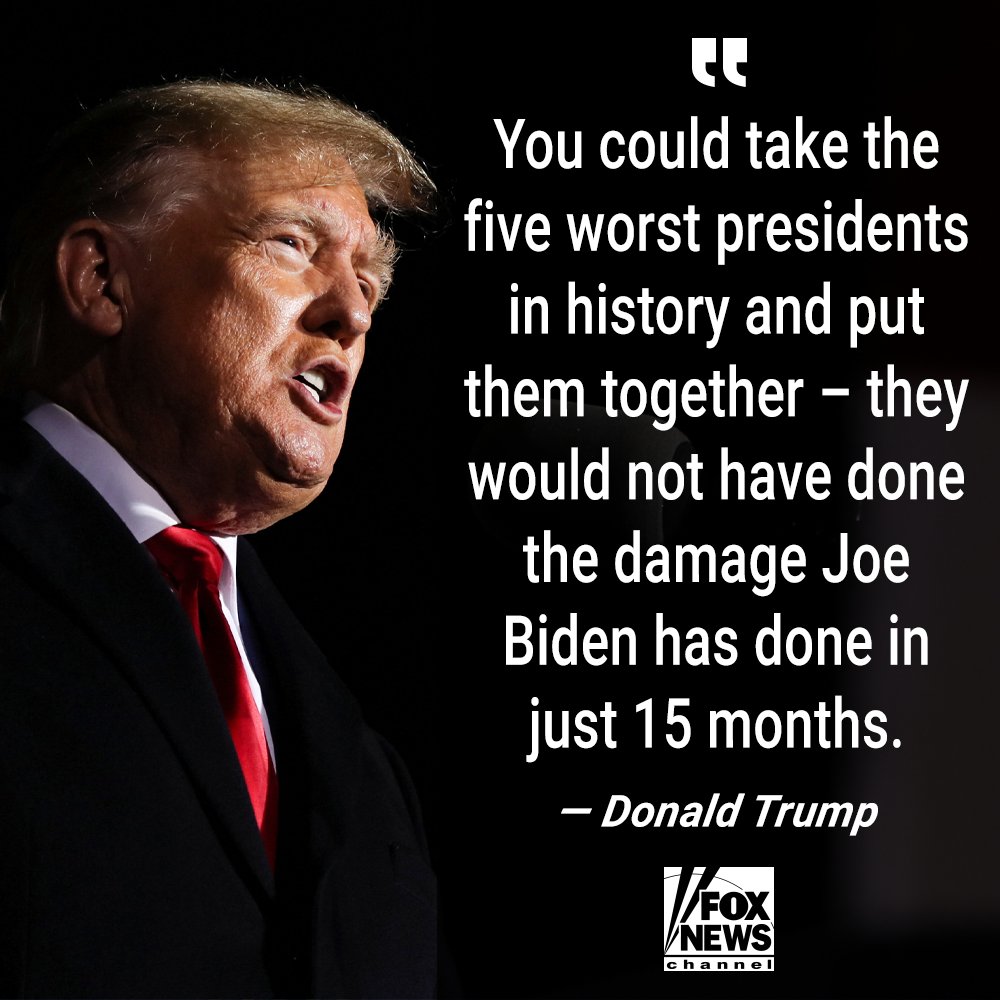 BIDEN'S HISTORIC 'DAMAGE': Former President Trump highlights failures of Democrat president at widely attended rally in Georgia.