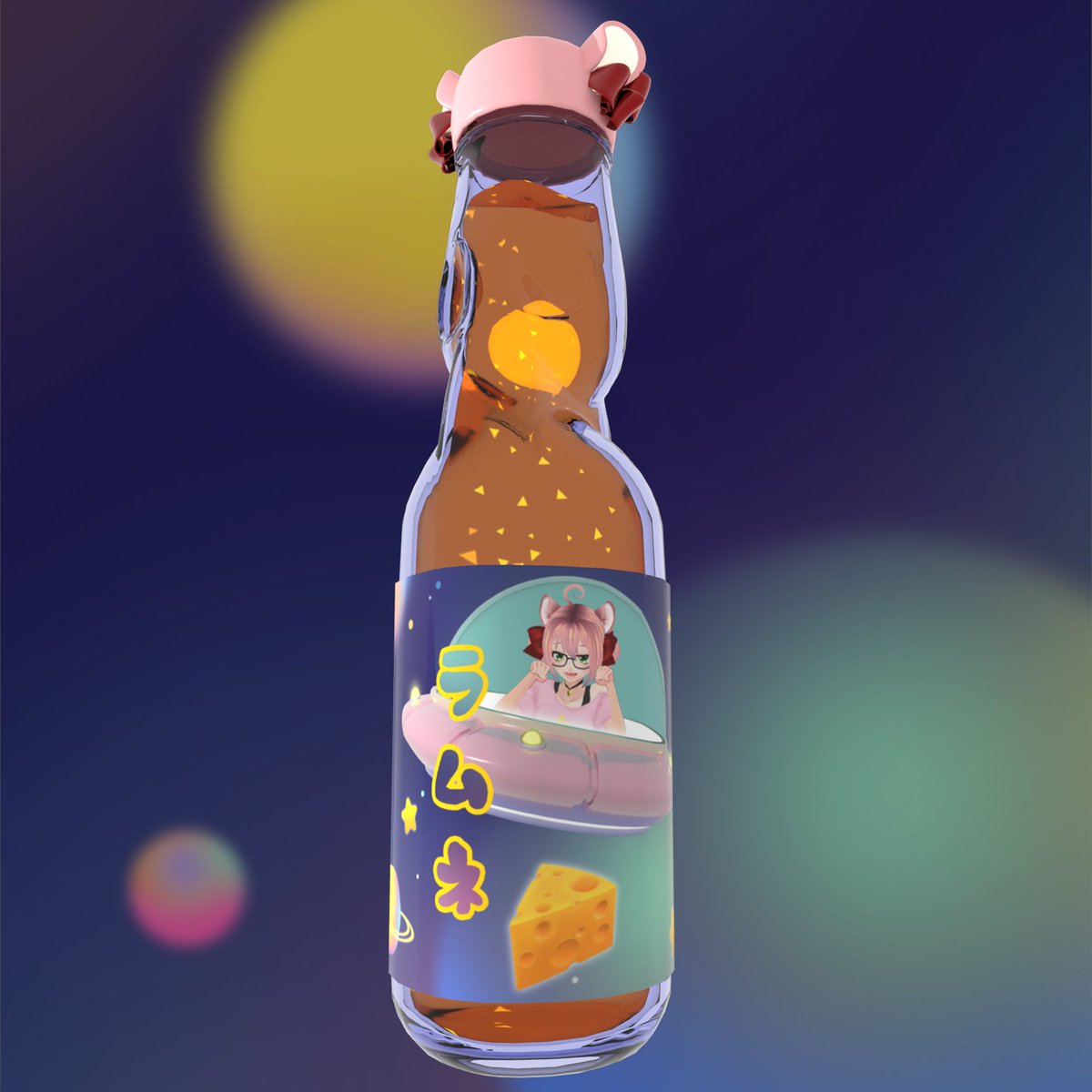 Chococo_TV's tweet photo. The new Cheezy Soda Ramune! Refreshing fizzy Cola flavor with a punch of Cheezy Cheddar goodness! Tastes totally out of this world!
LOL Thank you @syeramon for creating this! I now have my own custom Ramune!
#3DArtist #SyeraMon #ChococoTV #VTuber #ENVtuber #Artist #ArtOfTheDay https://t.co/zPmiepzpVZ