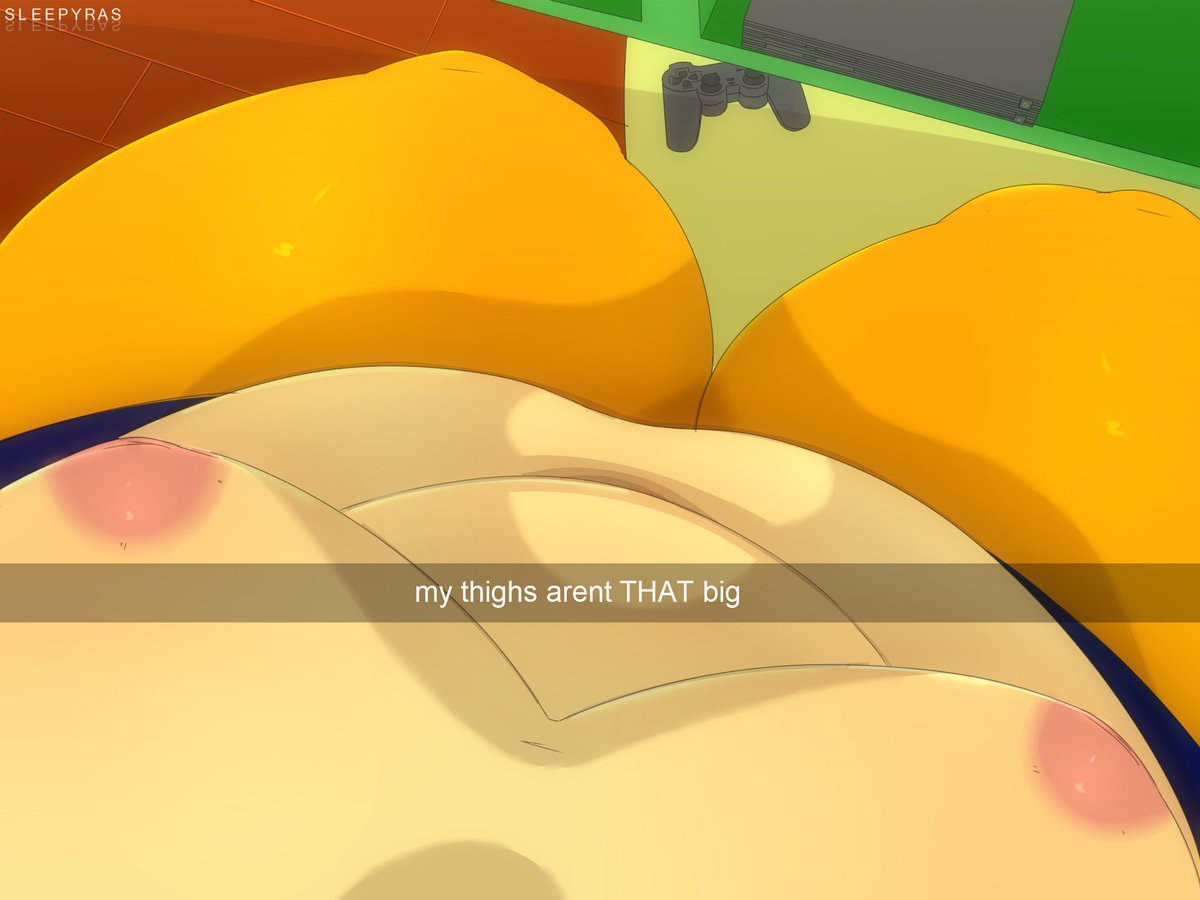 sleepyras's tweet photo. fat thighs fat thighs https://t.co/m3puFZnt0g