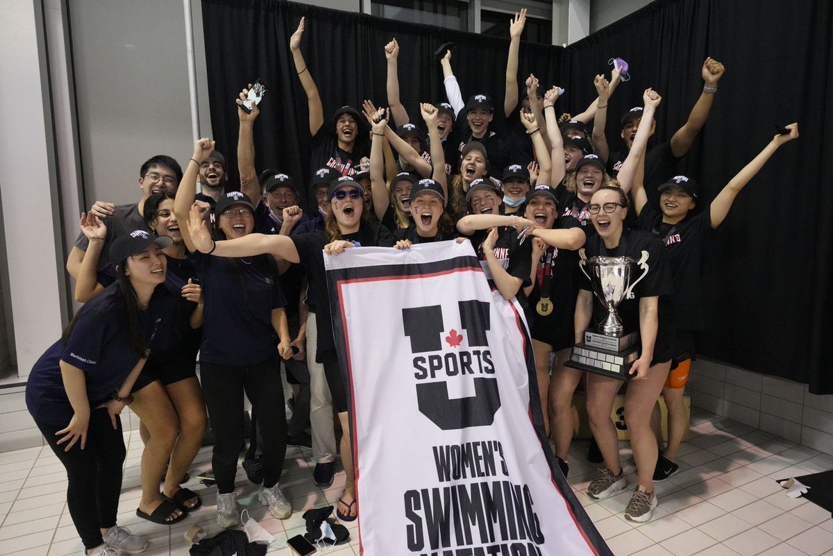 2022 women's <a href="/USPORTSca/">U SPORTS</a> Swimming National Champions: <a href="/Varsity_Blues/">U of T Varsity Blues</a>! 🏊‍♀️🥇

Champions féminin du U SPORTS championnat de natation 2022: <a href="/Varsity_Blues/">U of T Varsity Blues</a>  ! 🏊‍♂️🥇

#ChaseTheGlory | #ViserHaut