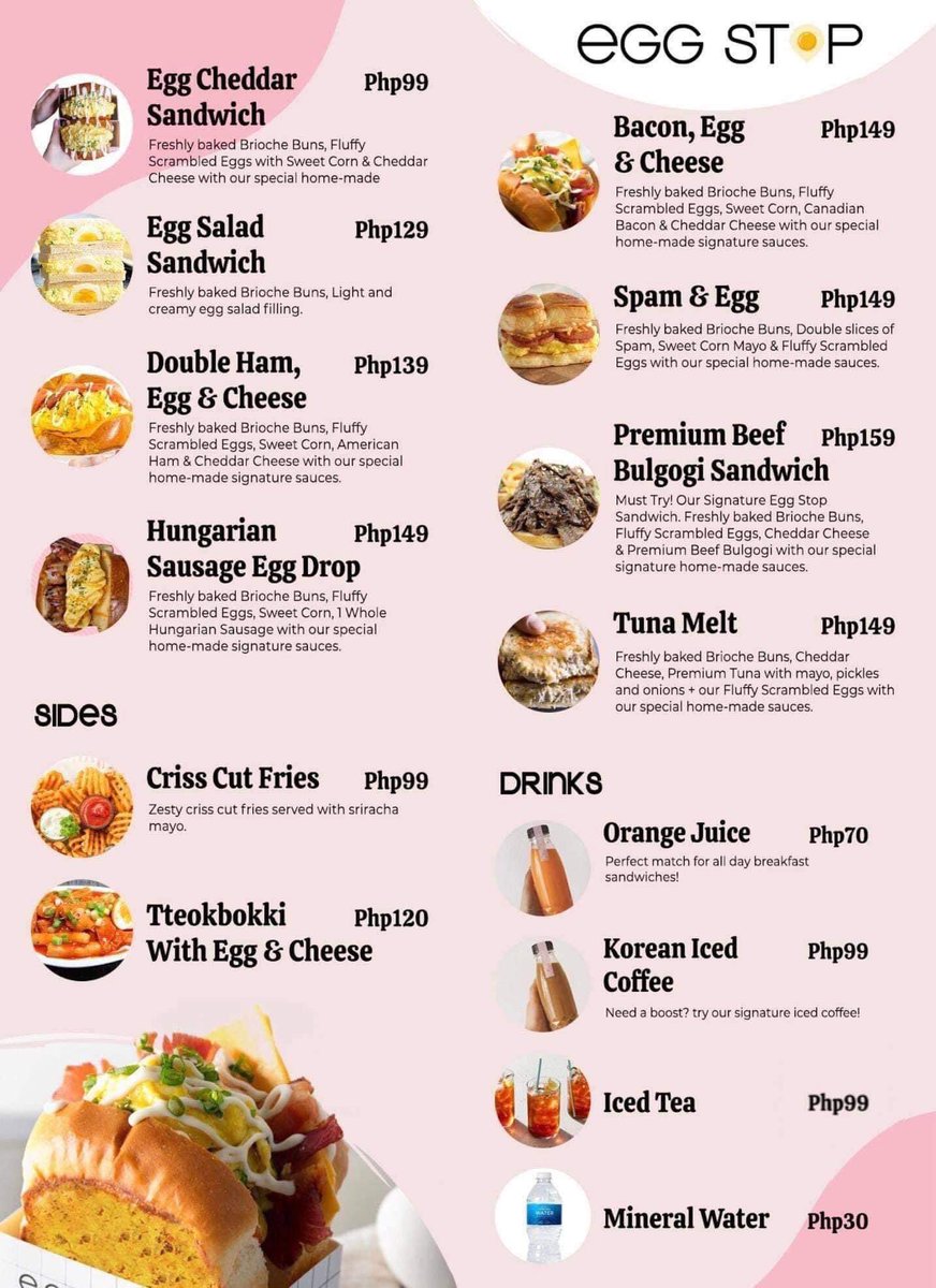 DannieBoiRnB's tweet photo. Come by our new #EGGSTOP branch in #Bulihan #Silang #Cavite 💛🥪🍳

Open 12nn-10pm! #pin: Grae’s Alley https://t.co/iSiBV3pkRq