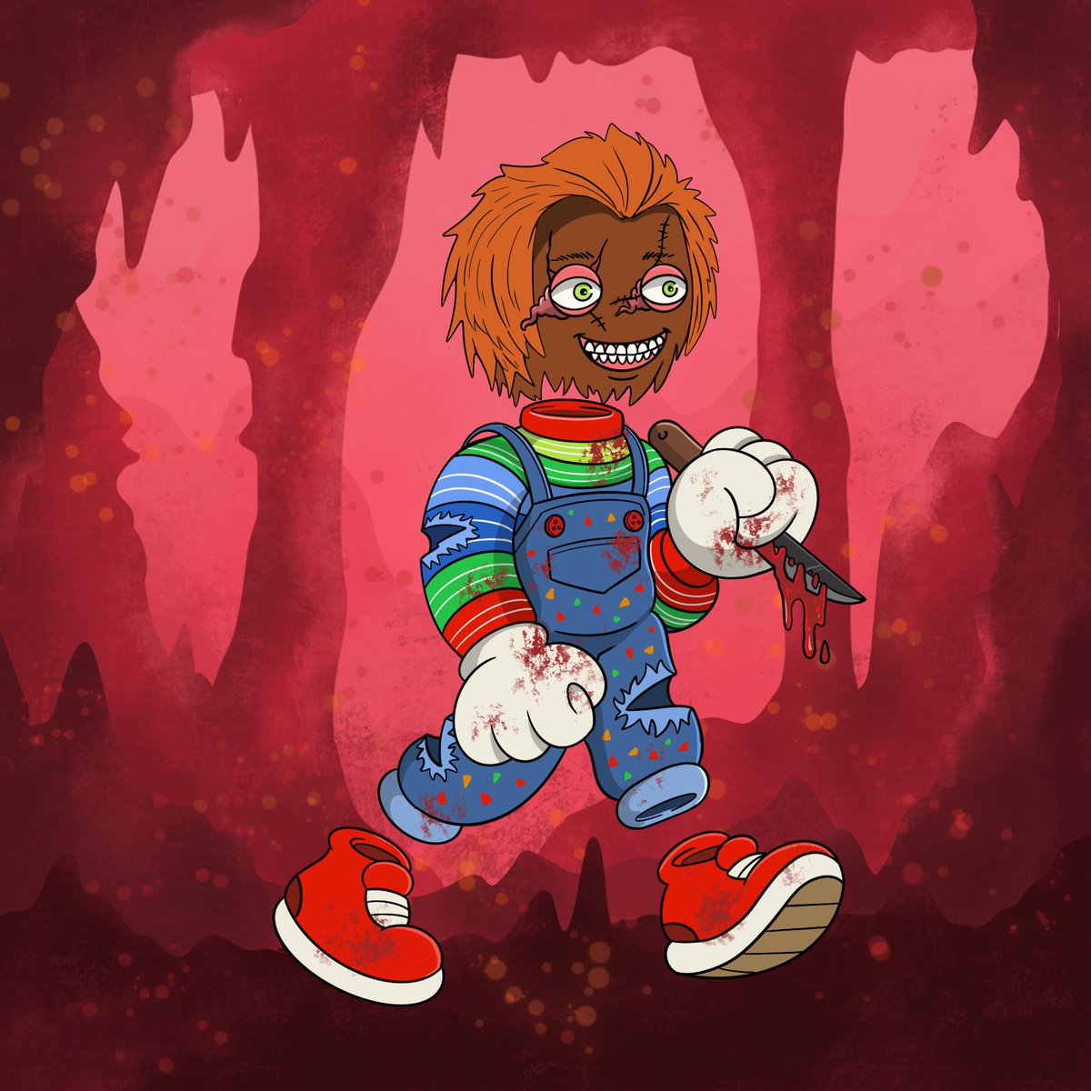 OUR FINAL 1/1 LEGENDARY

"INVISIBLE CHUCKY"

ONE OF OUR FREAKIEST CREATION, BORN IN INVISIBLE HELL

THE 800 FREE MINT IS HALFWAY THROUGH, PAY SMALL GAS, TRY YOUR LUCK AND YOU MIGHT PULL SOME LEGENDARY, YA FEEL ME?

MINT @ :
invisiblefreakz.io

#NFT #NFTCommunity #FreeMint