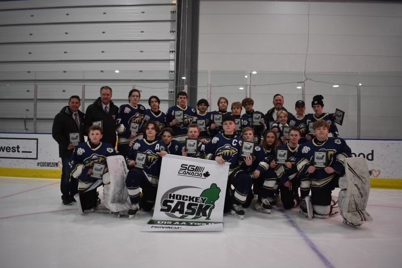 SaskatoonMHA's tweet photo. Huge Congratulations to the U15A Wild/Renegade Outlaws on completing a dream season today in Regina by winning @hockeysask Provincials! The Outlaws had just won SMHA City Playoffs on Thursday! Some great memories have been made! https://t.co/Sf80wTHTYH
