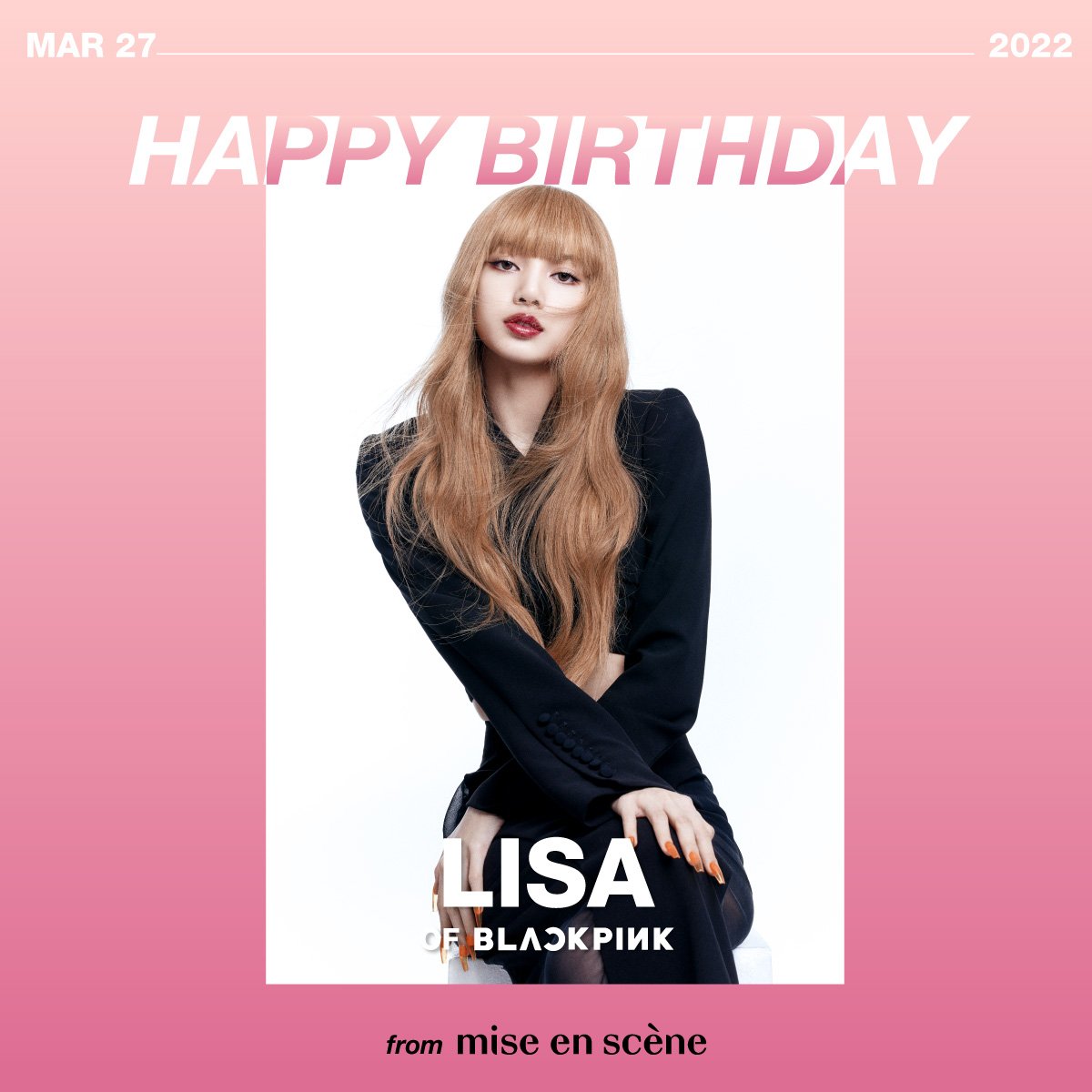 Say Lalisa love me💗
HBD LALISA MANOBAL
#SuperstarLalisaDay
#LovingLisaDay 
#BLACKPINK