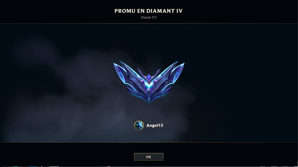 Angel133737's tweet photo. je passe enfin diamant merci @ArmaTorlk pour toutes les videos youtube et les lives. Sa a beaucoup aider a ma progression. https://t.co/L2uv1bF3r8
