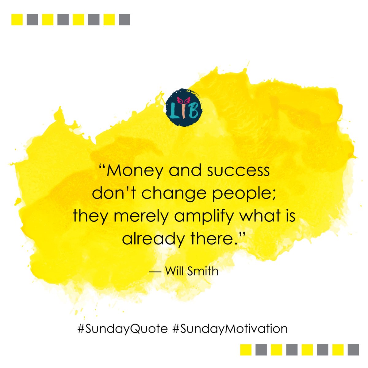 LIBOfficialPage's tweet photo. Money and success donโt change people; they merely amplify what is already there.
#lifeisbeautiful #lib #libbare #libdark #sundayqoute https://t.co/gtfAmJvi7p