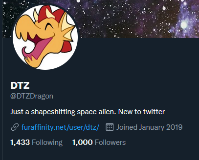 I reached 1,000 followers. Never thought I would reach this milestone on Twitter considering I never actually post anything XD Thank you everybody for the follows!!