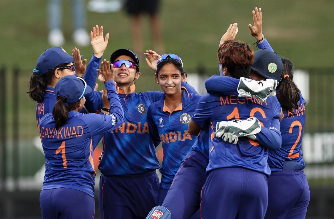 So many people have watched #TeamIndia journey in this tournament & especially today.

India lost today & is knocked out of the tournament. But the crowd still cheers ‘India India’. Cricket won today. Womens cricket won.

India, it’s all upwards from here 💙

#CWC22 #ThankYouTeam