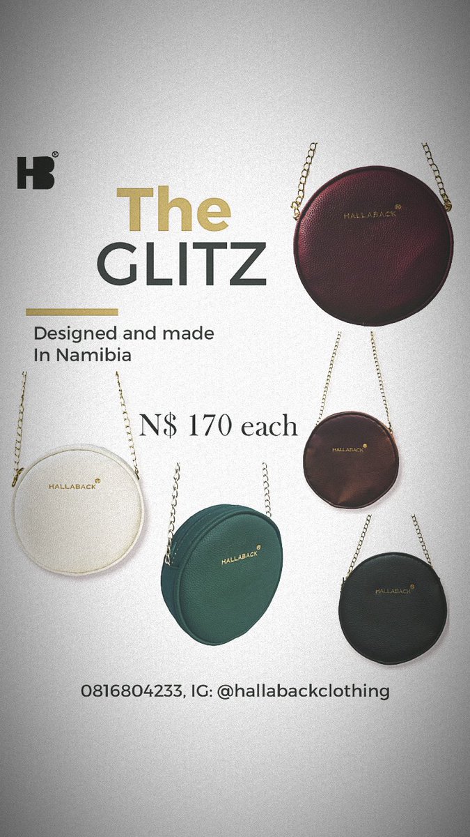 HallabackInc's tweet photo. Owning one is a show of pride for your country’s ability and capabilities of all of Africa.
The Glitz.
N$ 170
Text: 0816804233
🇳🇦🇳🇦🇳🇦 https://t.co/o1iIZUt7K0