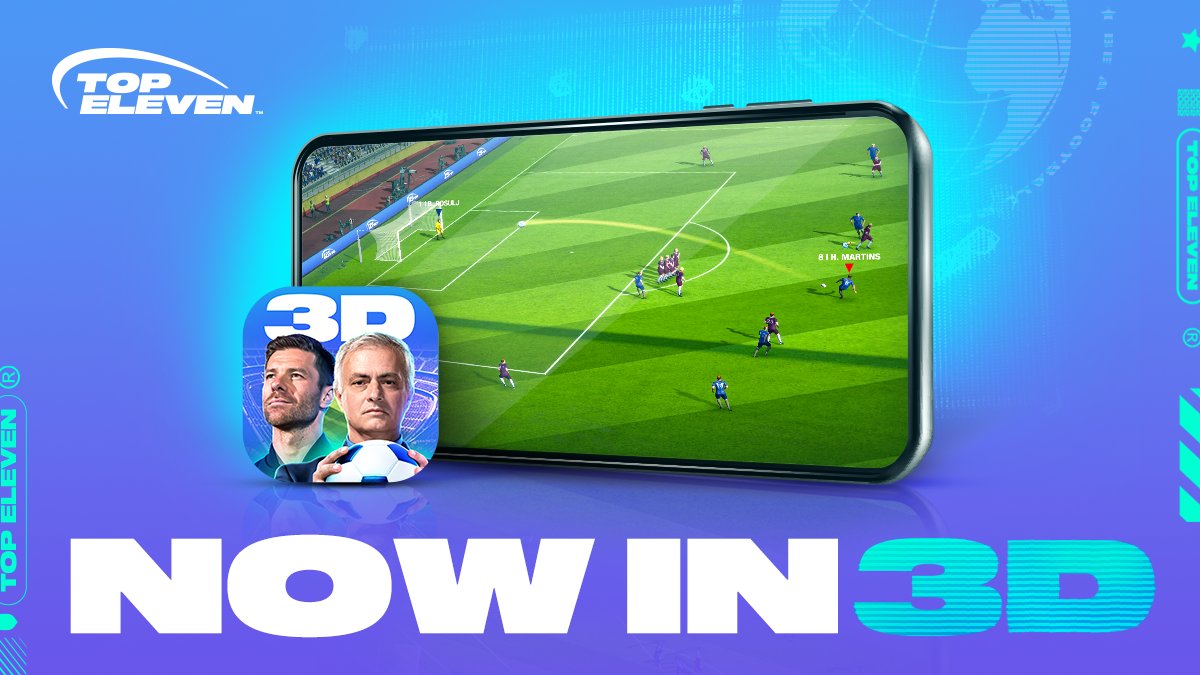 Top Eleven Topeleven Now In 3d Immerse Yourself In An All New 3d Match Experience And Manage Your Football Club To Glory Let S Play T Co C64leensrg Topeleven3d T Co Pui2collnj