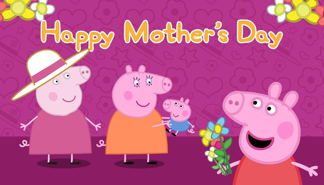 Peppa Pig Celebrates Mother's Day 🌹  Peppa Pig Official Family Kids  Cartoon 