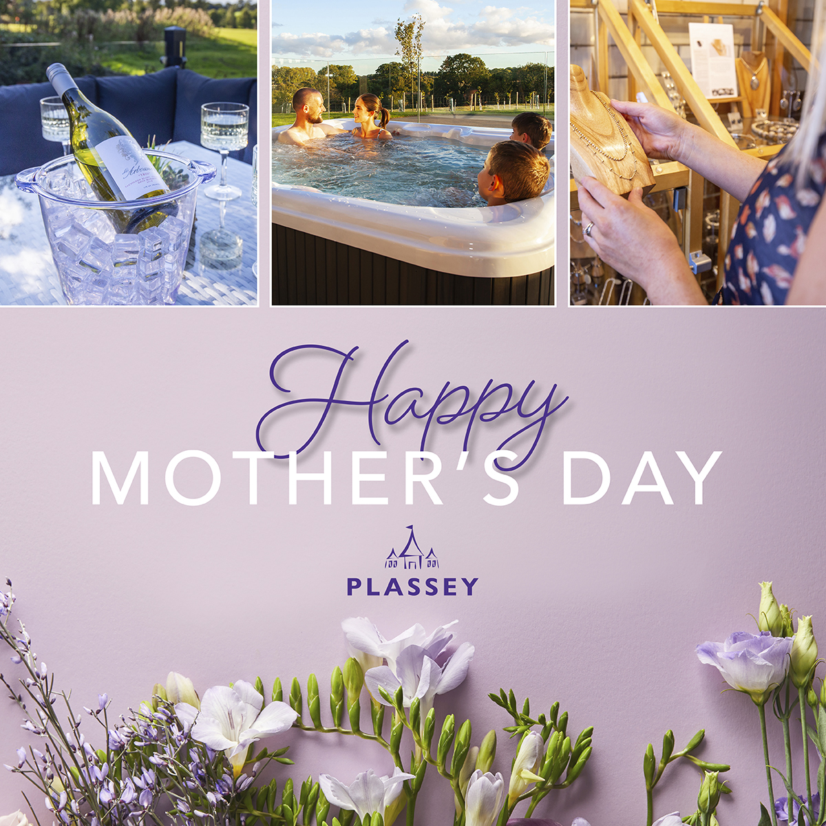 𝑯𝒂𝒑𝒑𝒚 𝑴𝒐𝒕𝒉𝒆𝒓'𝒔 𝑫𝒂𝒚

Who's going to be treating their Mum to...

🥂A Bucks Fizz Breakfast at Haybank? 
🤩A Glamping stay with chill time in the hot tub? 
🛍A Shopping spree around the Retail Village? 

#mothersday #special #spoilher #facilities #plassey