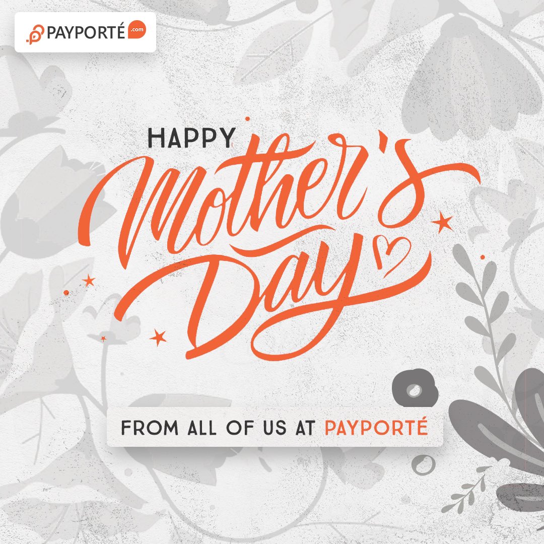 PayPorte's tweet photo. 𝑯𝒂𝒑𝒑𝒚 𝑴𝒐𝒕𝒉𝒆𝒓’𝒔 𝑫𝒂𝒚 𝑭𝒓𝒐𝒎 𝑼𝒔 𝑨𝒍𝒍 𝑨𝒕 𝑷𝒂𝒚𝑷𝒐𝒓𝒕é
#Mothersday #PayPorte #Mumlife #Momlifestyle #Bedeeplyrooted #BestMom https://t.co/QUyffiTDOy