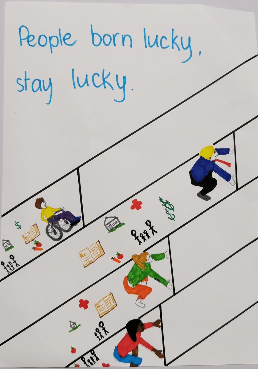 onlyabitraven's tweet photo. Presenting the Myth of Meritocracy in children's illustration form  #GISH #BookBash  
@LorynBrantz  @SeanCRubin @BigMoBook 
(I'm a terrible artist shut up I tried) https://t.co/6sdhuzNZss