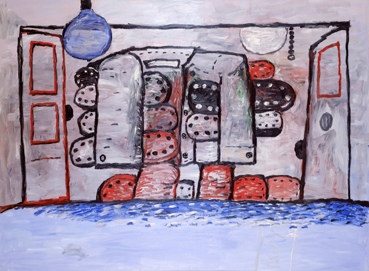 “The war, the brutality of the world. What kind of man am I, sitting at home, reading magazines, going into a frustrated fury about everything – and then going into my studio to adjust a red to a blue?”

Philip Guston 1977.