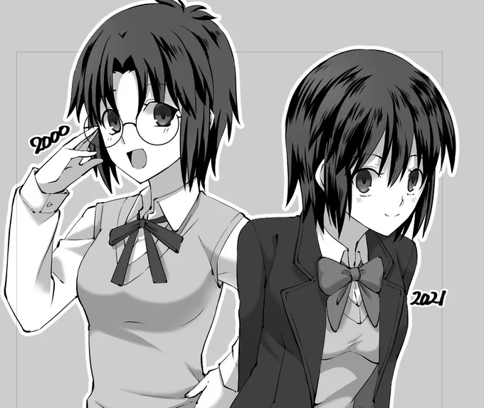 わしに商業でやれるような技量も縁もないので二次創作で月姫がんばる……。
ンでもシエル先輩は今も昔も可愛い‼️‼️ 