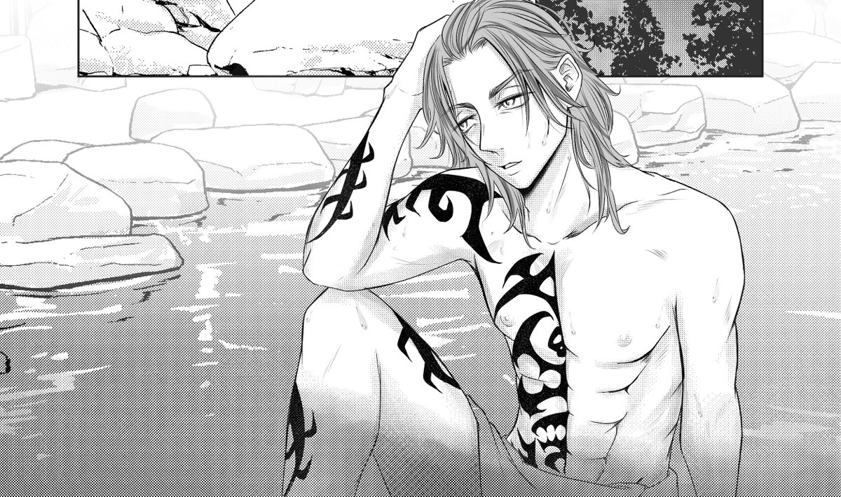 水も滴るなんとやら....🥺
(一応肌見せなんで回避設定) 