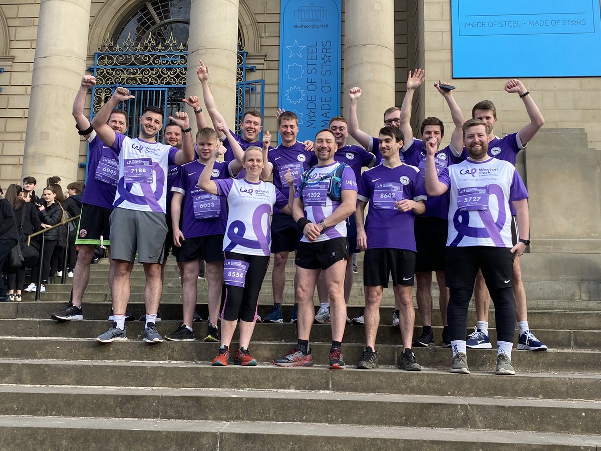 WPCancerCharity's tweet photo. Good luck to #TeamWestonPark today! What a perfect day for it βοΈ
Youβre all amazing - youβve got this ππ
#TogetherAtEveryStep #ForTheOneInTwo https://t.co/Nm36hG6alX