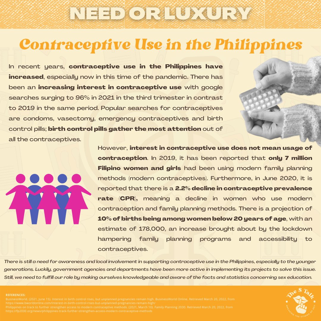 official_s_talk's tweet photo. Hello there, Primos! 💎✨ 

Do you know what contraceptives are? Do you know why it's important to use them? Is it a need or a luxury? Read the pubmat below to know more about contraceptives and its importance. ⬇️✨ https://t.co/kuXRmeDNhn