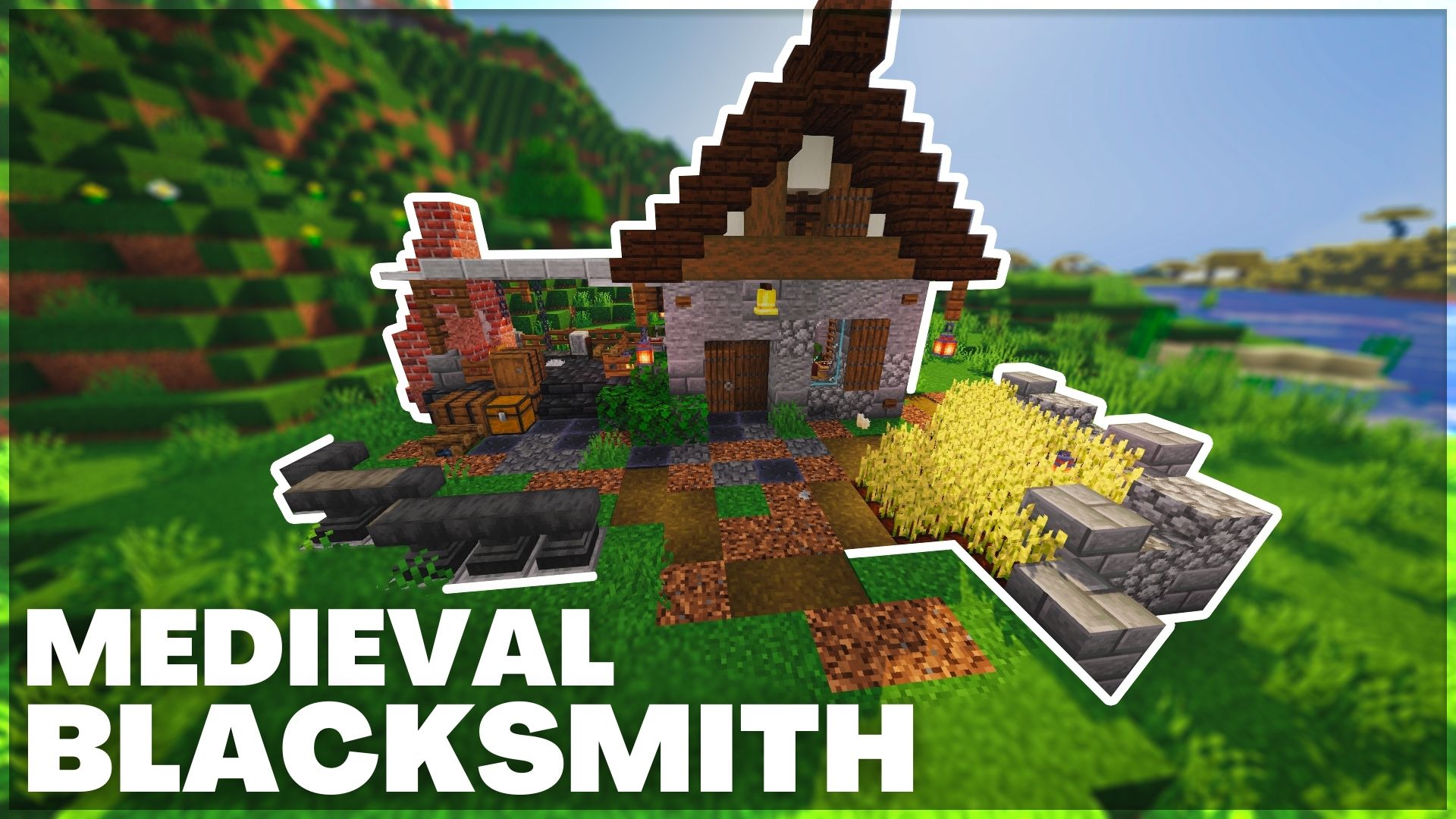 Minecraft, How To Build A Blacksmith's House