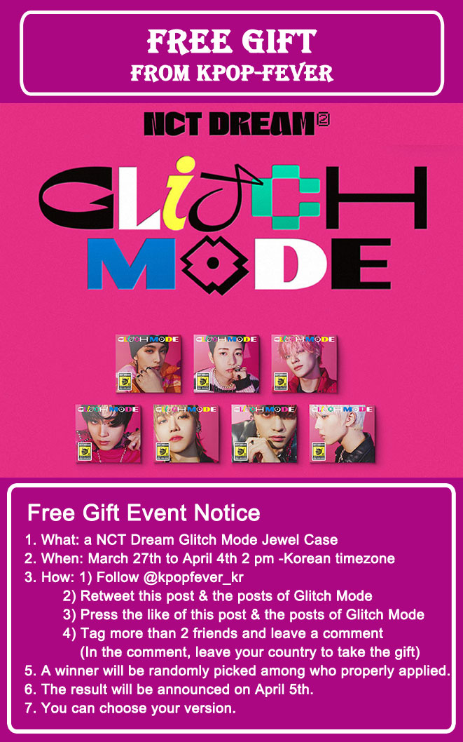 kpopfever_kr's tweet photo. Free Gift!
As promised, here comes this week Free Gift event for everyone.
Details on the attached picture. Read it carefully.
We hope you like this event!

#KpopFever #Shopee #NCTDREAM_GlitchMode #NCT #FreeGift https://t.co/gRVEkLV409