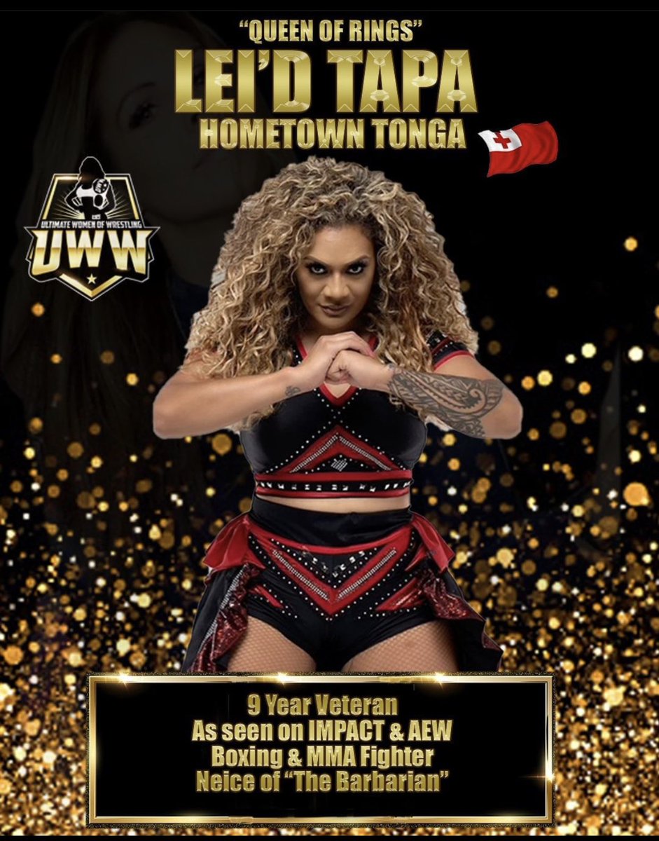 Ultimate Women Of Wrestling May 21 Let’s Go Team Tapa BooM 💥 💃🏽💯👑