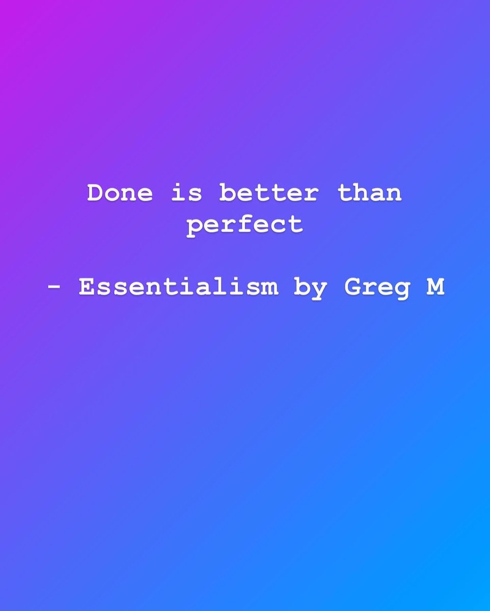 Itsmegigo's tweet photo. In a world where we have virtually unlimited options in life, our choice of prioritising the the vital few over the trivial many becomes extremely critical! Essentialism by @GregoryMcKeown is a must read for anyone who wants to live a life full of purpose and impact! https://t.co/8zEhyKKPAA