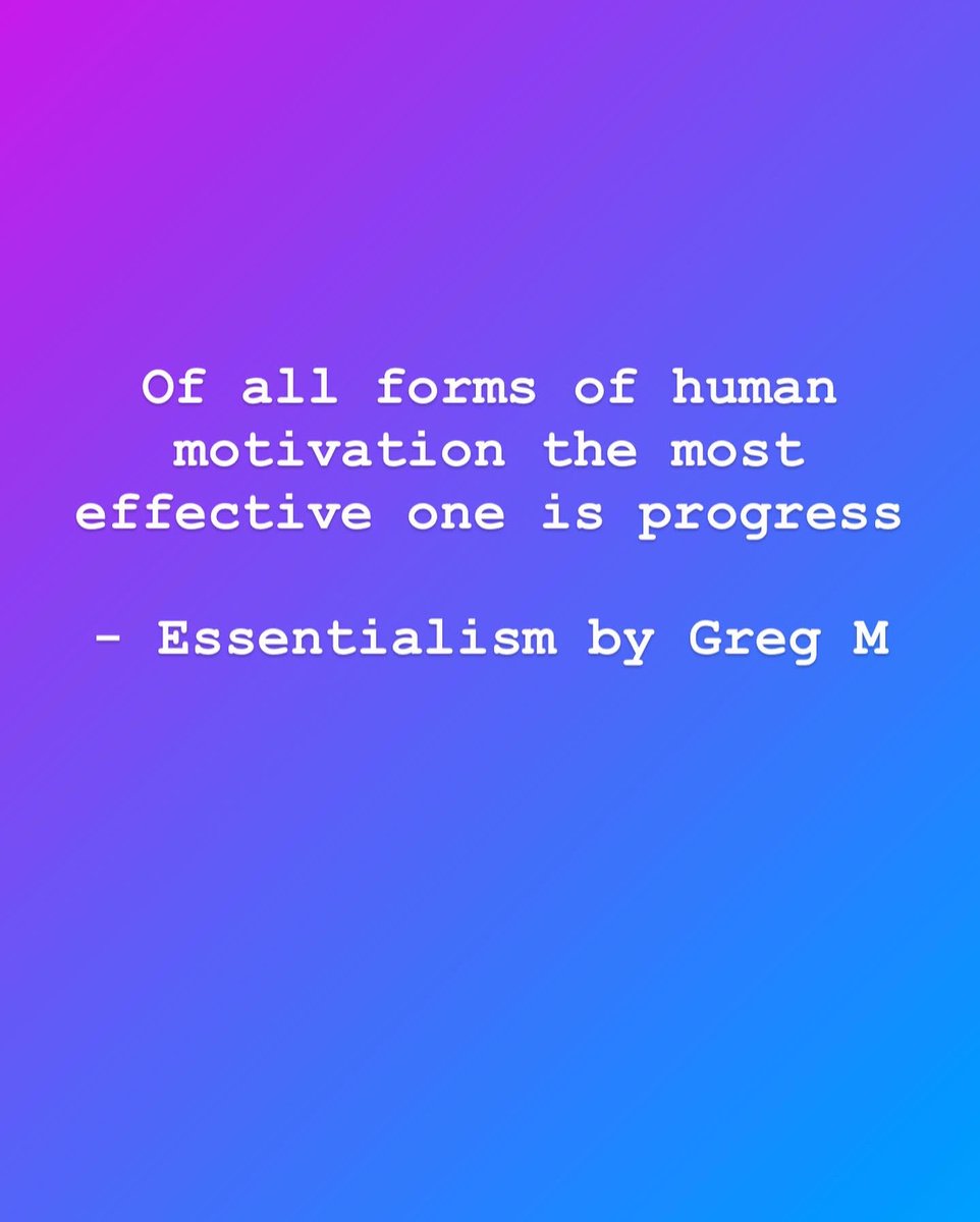 Itsmegigo's tweet photo. In a world where we have virtually unlimited options in life, our choice of prioritising the the vital few over the trivial many becomes extremely critical! Essentialism by @GregoryMcKeown is a must read for anyone who wants to live a life full of purpose and impact! https://t.co/8zEhyKKPAA
