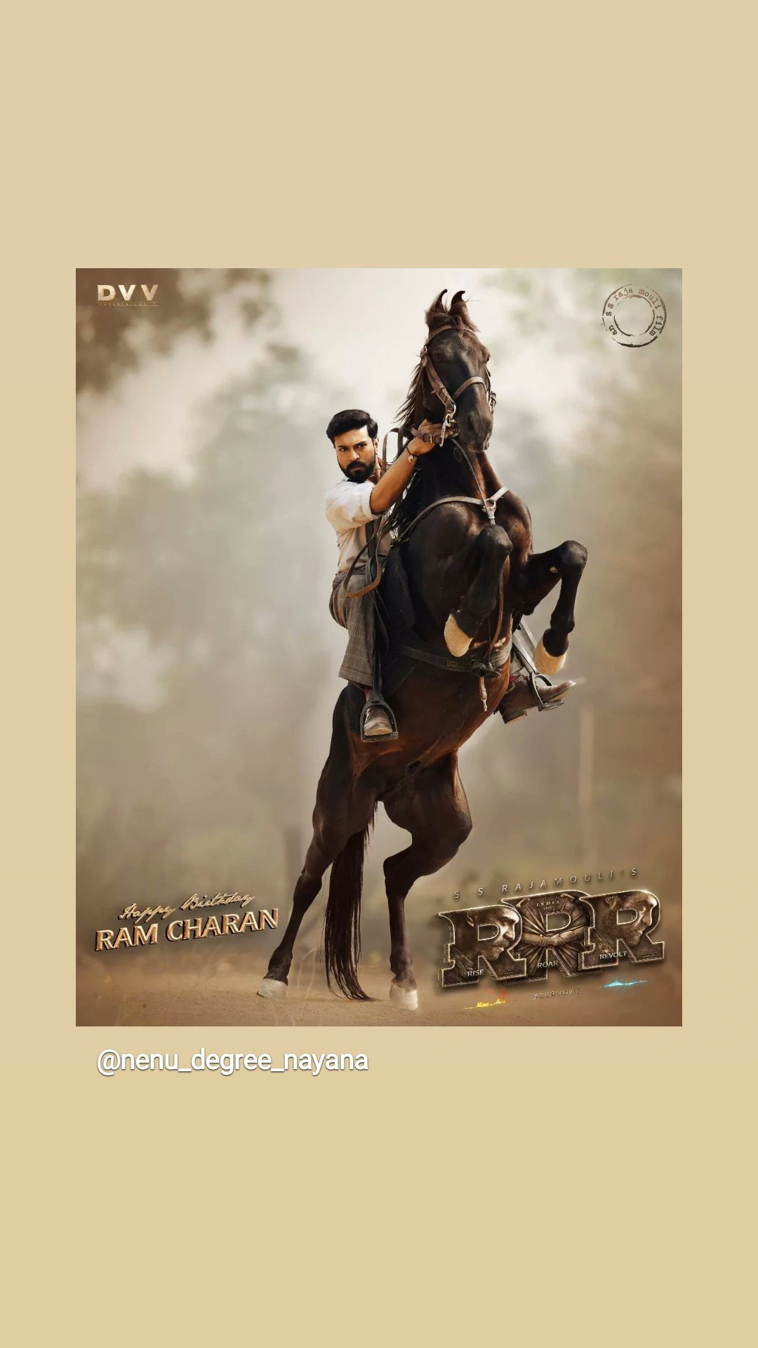 Happy Birthday ram charan annaya   