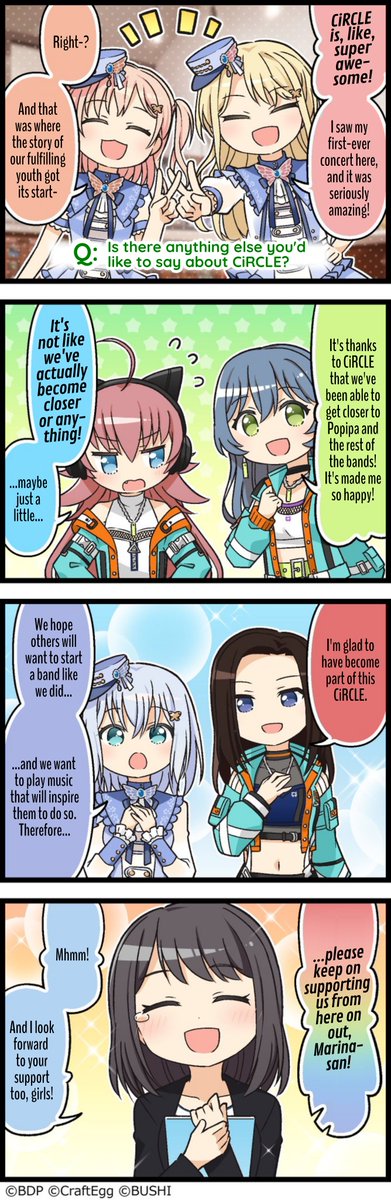 More! Girls' Band Life 4-koma #311 "From Here on Out"

x.com/bang_dream_gbp…