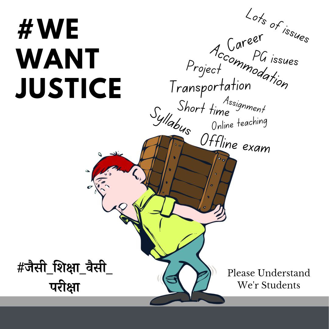 balushamane1's tweet photo. Nnnnn... nomber of issue faced by students, kindly look into it.
#RightToEquality
#wewantjustice 
@samant_uday @narendramodi
@anubha1812 https://t.co/uhTrkKmbaG