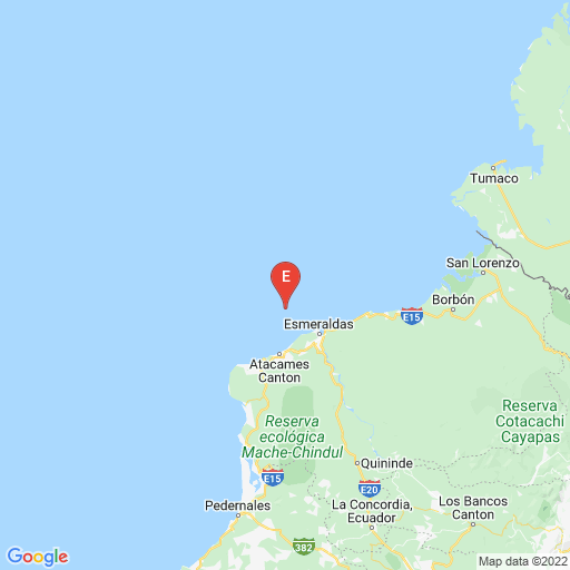 IGecuador's tweet photo. #SISMO ID: igepn2022fzqp Preliminar 2022-03-26 23:28:09 TL Magnitud:6.2 Profundidad: 10.00 km, a 23.02 km de Esmeraldas, Esmeraldas,Latitud: 1.0884 Longitud:-79.8206 Sintió este sismo? Repórtelo! en https://t.co/EaQT6MHAei https://t.co/lNsINUniZ3