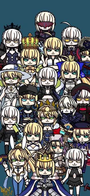 今日川澄さんでてるーーー!アルトリア の詰め合わせ置いて置こう #FGO 