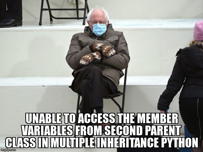 overflow_meme's tweet image. Unable to access the member variables from second parent class in multiple inheritance Python stackoverflow.com/questions/7163… #abstraction #python #multipleinheritance #super #inheritance