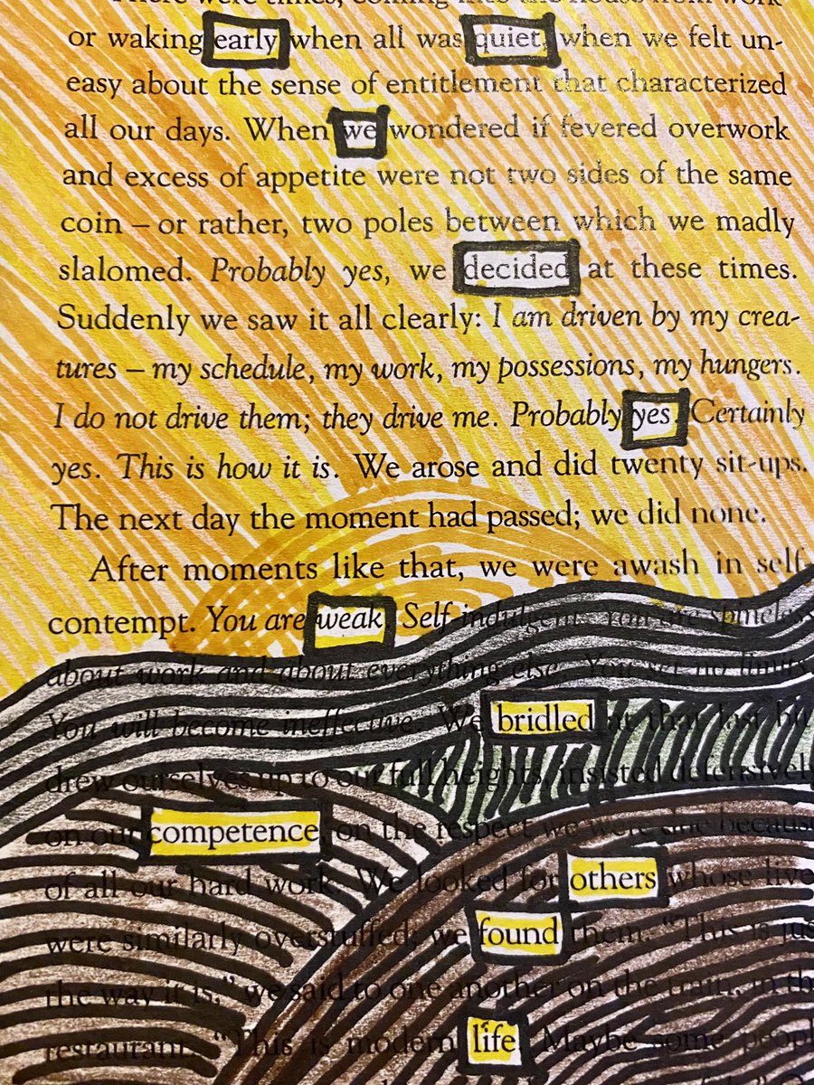 sheiladougal's tweet photo. #FromLentToEaster Prompt #12 “blackout poem” from page 17 of Bread and Wine: Readings For Lent and Easter
Where we all fall. Where some rise. https://t.co/hrLKrgGvSy
