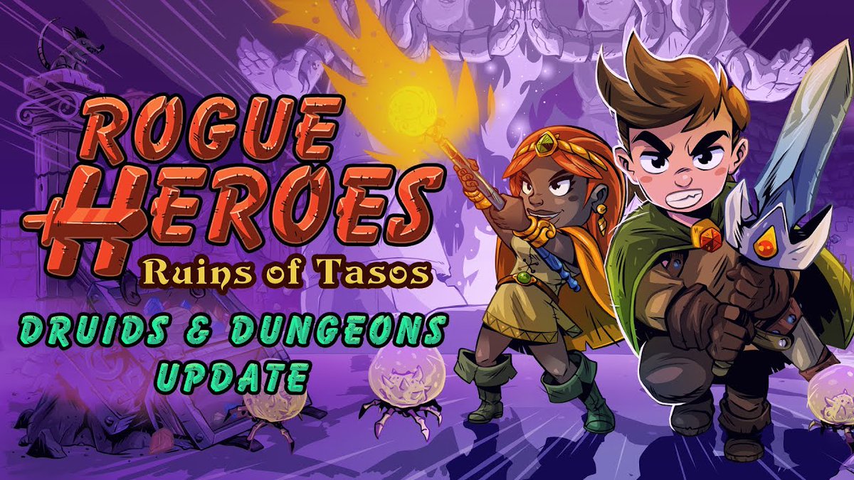 We're checking out the new Dungeons &amp; Druids update for ROGUE HEROES!! <a href="/Team17/">Team17</a> <a href="/HelioCStudios/">Rogue Heroes / Heliocentric Studios</a> #RogueHeroes #ad 
stum.pt/3wGeufm