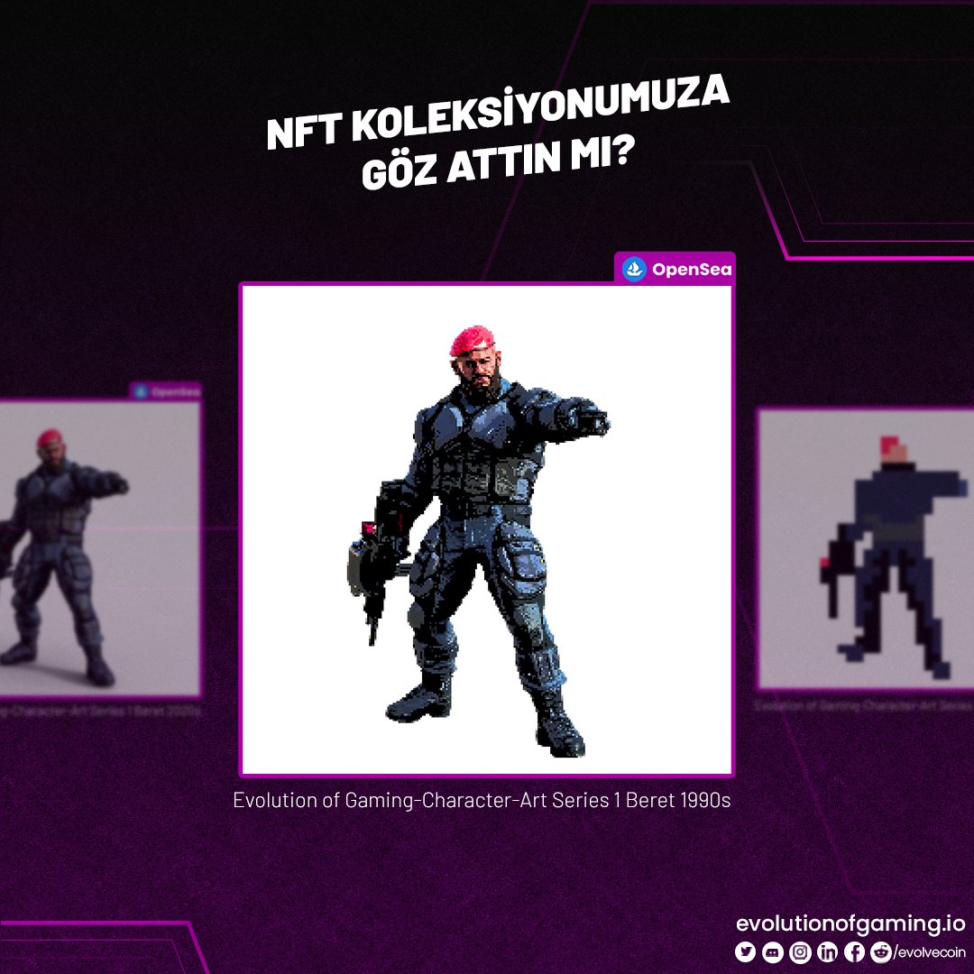 NFT Koleksiyonumuza buradan ulaşabilirsin!
opensea.io/collection/evo…

#competitive #gaming #crypto #cryptocurrency #blockchain #binance #EvolutionOfGaming #EvolveCoin #Evolve #competetoearn #competition #bnb #eth #bitcoin