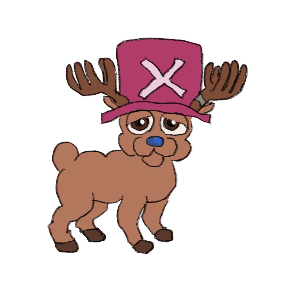 「o thanks for 3k! heres chopper if he was」|normal rudyのイラスト
