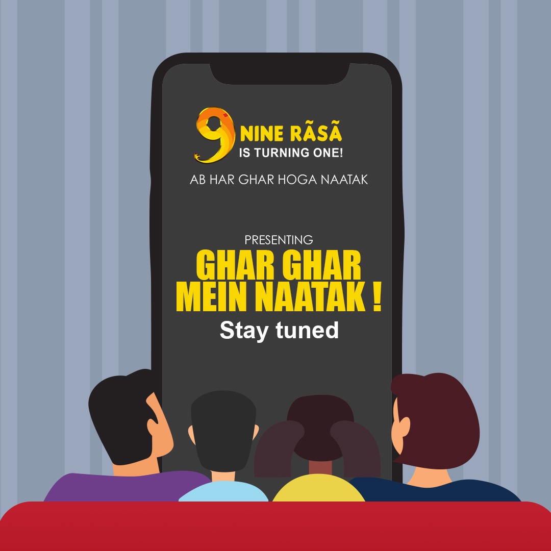 We are turning ONE! We are turning ONE!!! 

And the only way we want to celebrate this milestone...is with YOU. 

Presenting #GharGharMeinNatak

Details coming soon!

#ninerasa #WorldTheatreDay2022 #WorldTheatreDay #theatre #drama #natak #stage #performance