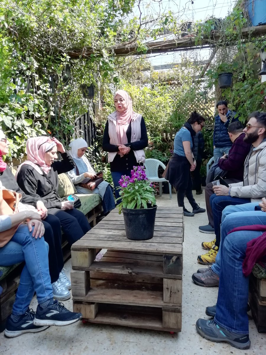 CROSSDEV_Social's tweet photo. #CROSSDEVinJordan, Umm Qais, Day1 with the locals https://t.co/u87QhNJuFE
