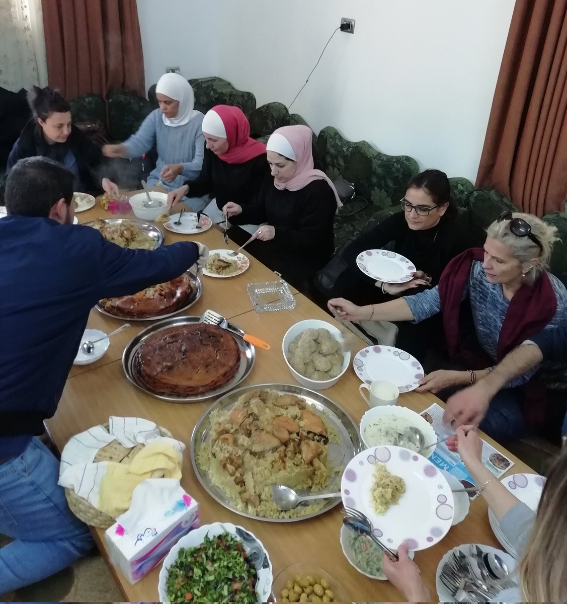 CROSSDEV_Social's tweet photo. #CROSSDEVinJordan, Umm Qais, Day1 with the locals https://t.co/u87QhNJuFE