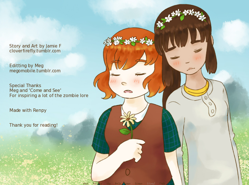 megomobileart's tweet photo. Jamie made a vn in 2016 (removed from her itch account today) for a game jam, she was "inspired" by my nanowrimo novel series. I helped edit this game as well. Here's a screencap of the original credit I got before I requested changes. #tinygamesbundle https://t.co/vJTwRy56Ko