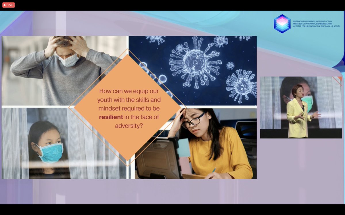 emparna's tweet photo. Inspiring presentation by Sha-En Yeo, the person who is able to infuse so much of hope, even when I am listening to her on a virtual portal, her talk on Student resilience! #IBGC2022 https://t.co/tPnWYYmw7Q