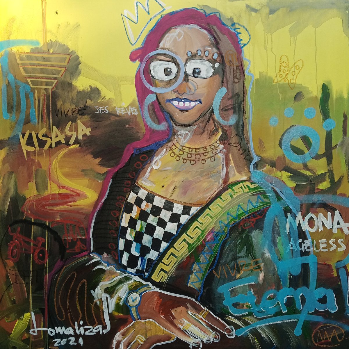 LomalizaP's tweet photo. "Maimouna"
120*120 acrylique and pastel on canvas by lomaliza 2021 https://t.co/ivKKNSXfZf