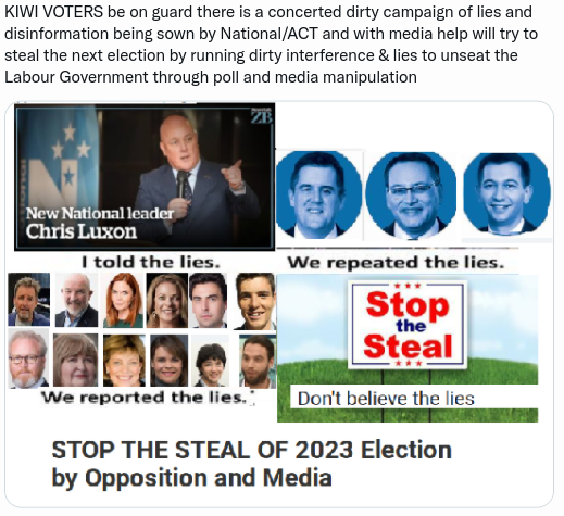 LuxonNotMyGovt's tweet photo. Time to inform educate the public to what is happening now before its too late.
Time to get out and fundraise to #ReturnArdern, get voters to register to vote and to remind them what is at stake if Luxons high calibre top feeder team gets elected and NZ gets plundered by the rich https://t.co/n8fwvlxH0X